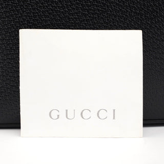 Gucci 115003 Black Pebble Leather Shoulder Bag