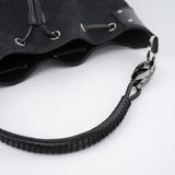 Gucci 115006 Black GG Round Shoulder Bag