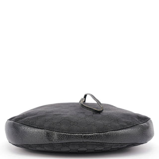 Gucci 115006 Black GG Round Shoulder Bag