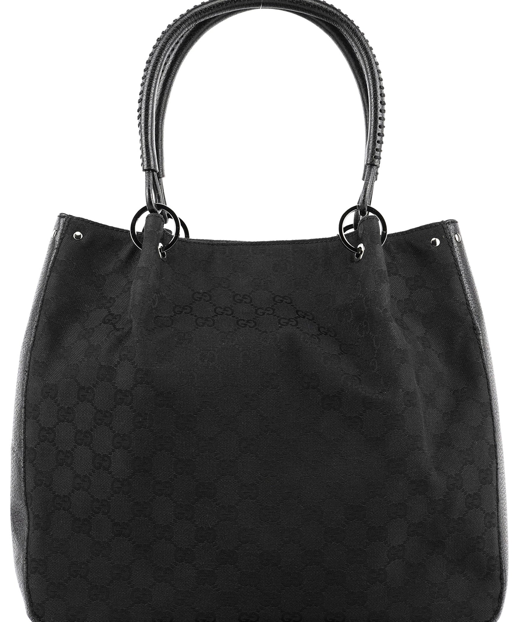 Gucci 115016 GG tote i sort læder