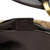 Gucci 115867 Beige GG Horsebit Shoulder Bag