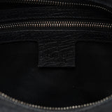 Gucci 115867 Black GG Horsebit Shoulder Bag
