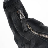 Gucci 115867 Black GG Horsebit Shoulder Bag