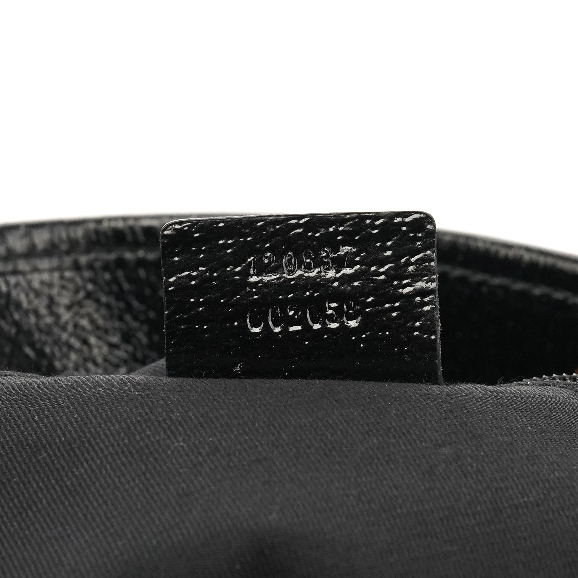Gucci 120837 Black GG Canvas Tote Bag