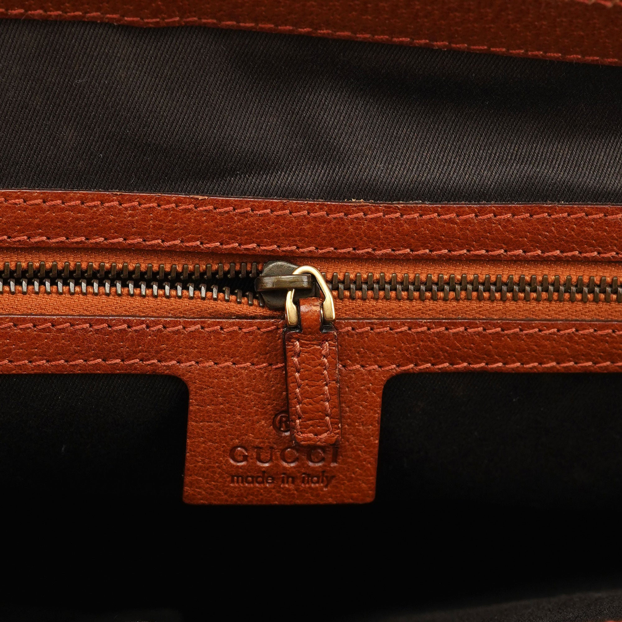 Gucci 120895 Beige Brown GG Tote Bag