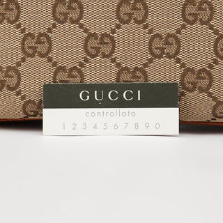 Gucci 120895 Beige Light Brown GG Canvas Tote Bag