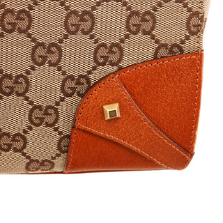 Gucci 120895 Beige Light Brown GG Canvas Tote Bag