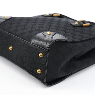 Gucci 120895 Black GG Tote Bag