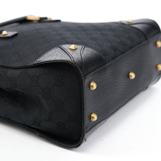 Gucci 120895 Black GG Tote Bag
