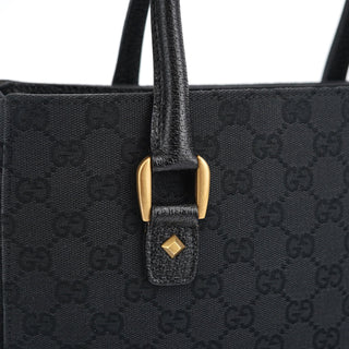 Gucci 120895 Black GG Tote Bag