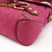 Gucci 120984 Pink GG Horsebit Shoulder Bag