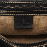 Gucci 124245 GG bowlingtas van zwart kalfsleer