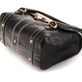 Gucci 124245 GG bowlingtas van zwart kalfsleer