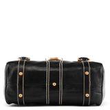 Gucci 124245 GG bowlingtas van zwart kalfsleer