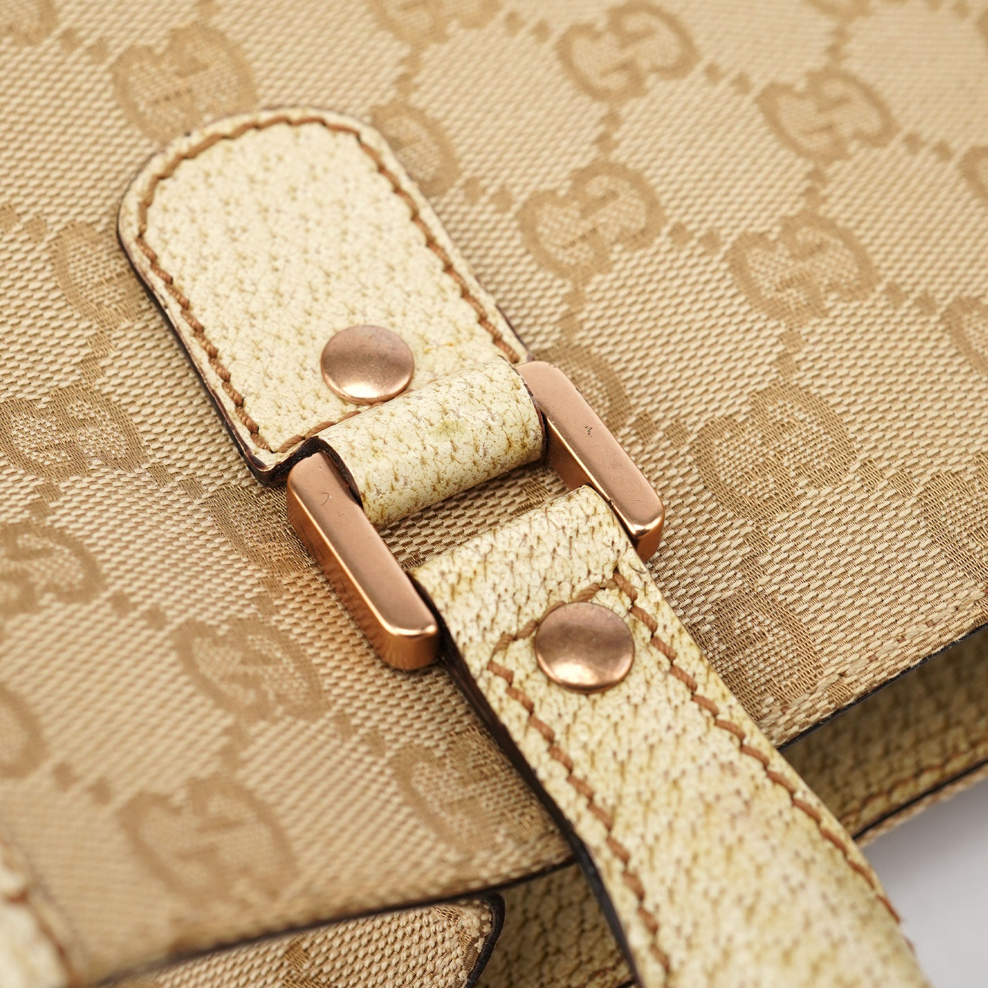 Gucci 124261 Beige GG Tote Bag