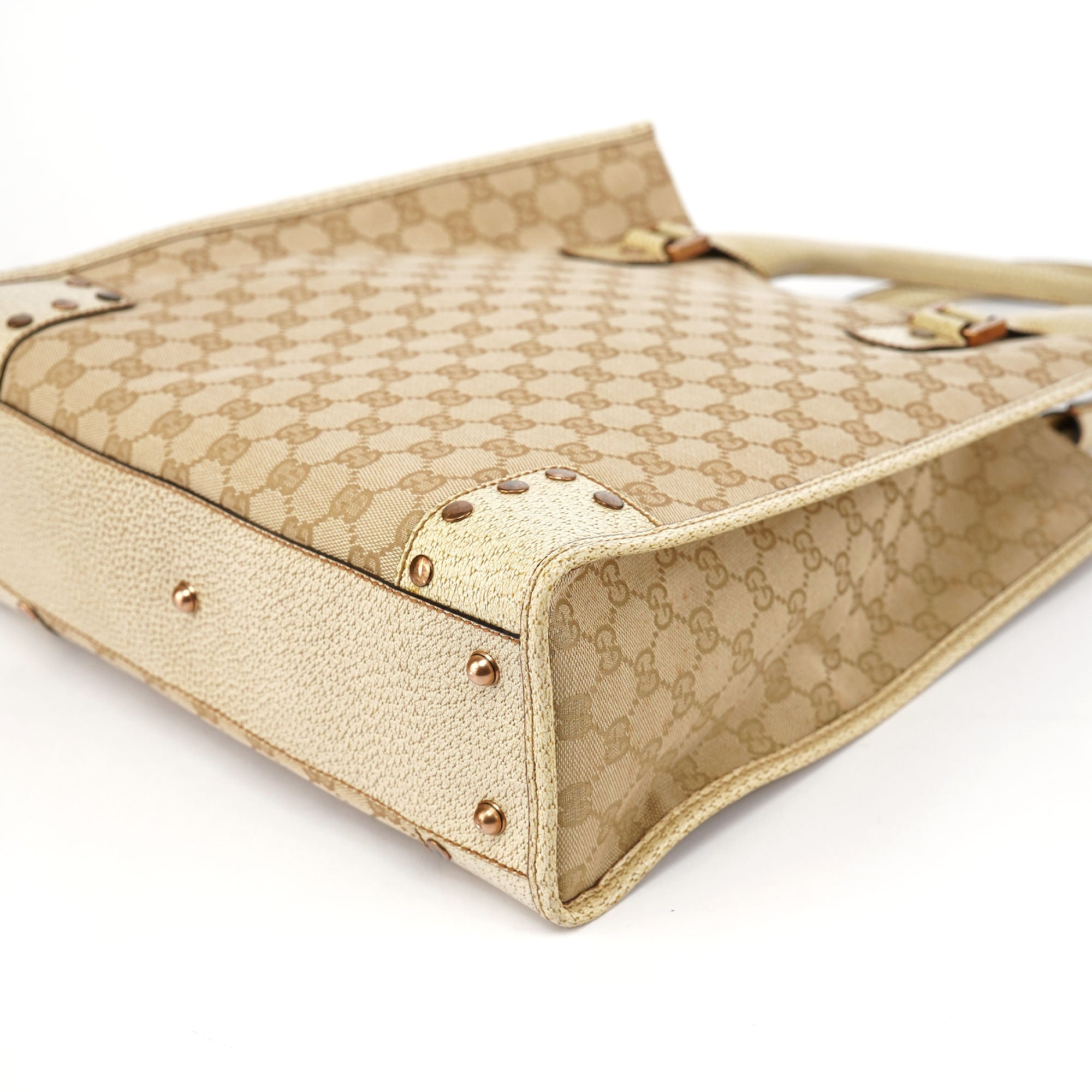 Gucci 124261 Beige GG Tote Bag