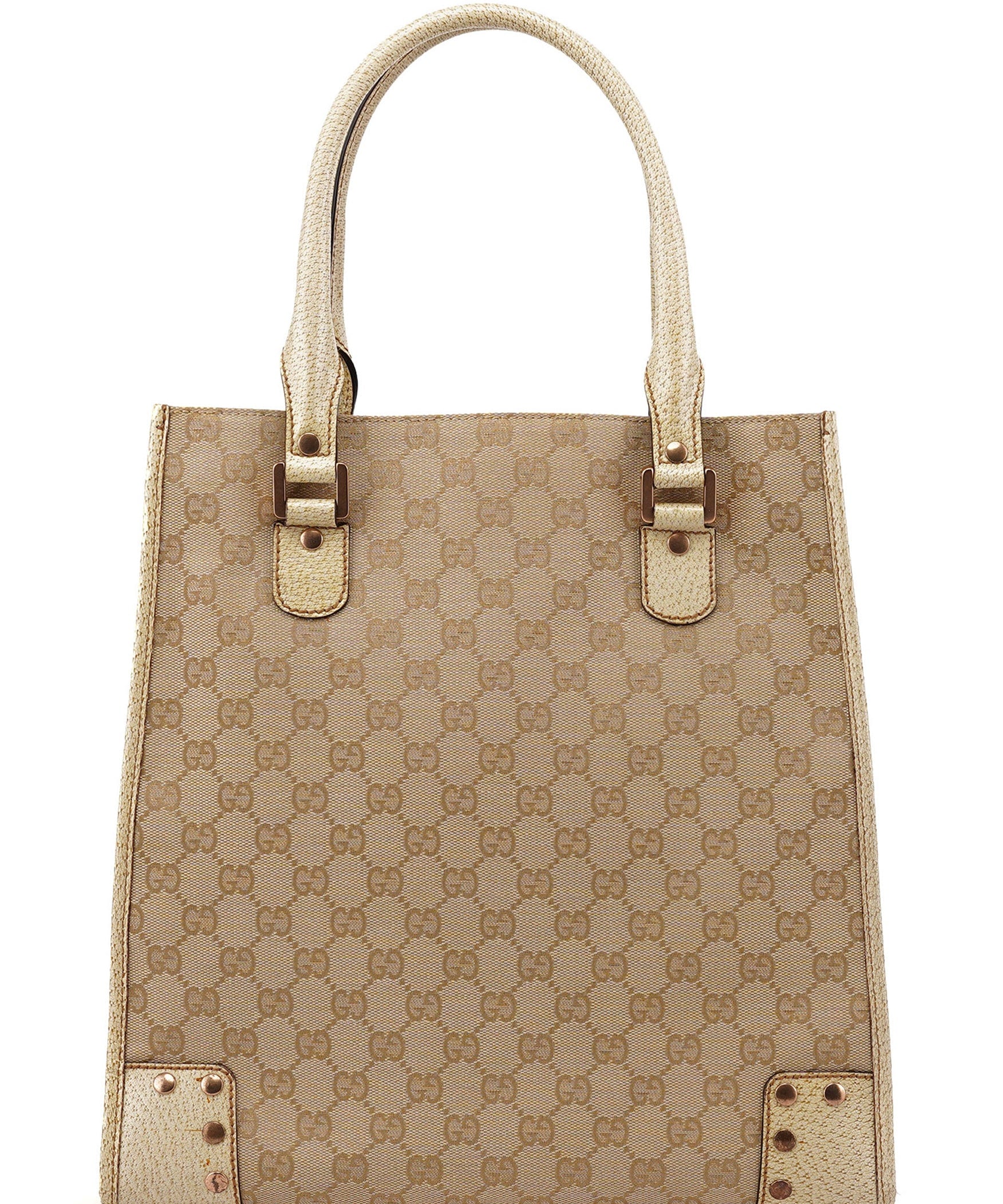 Gucci 124261 Beige GG Tote Bag
