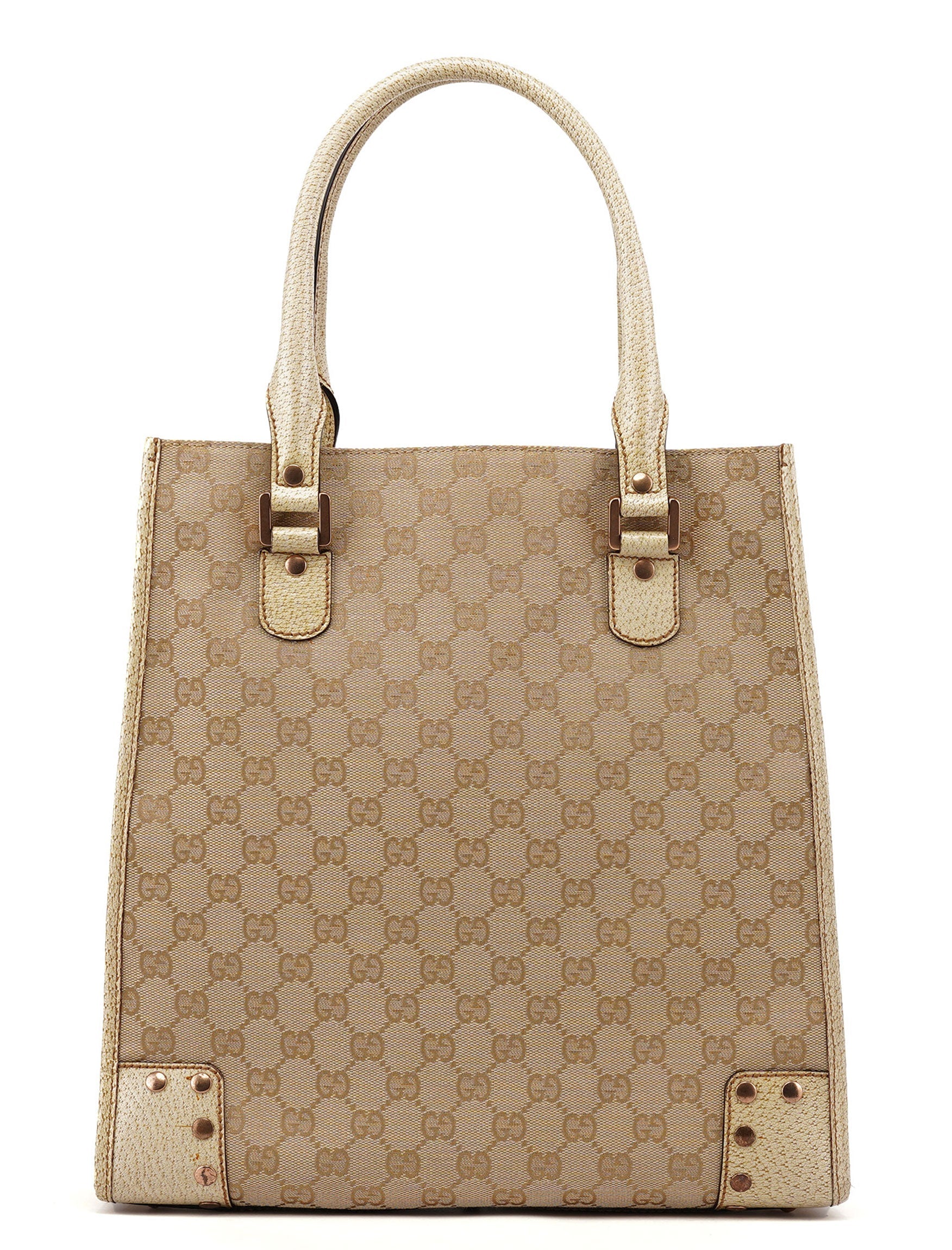 Gucci 124261 Beige GG Tote Bag