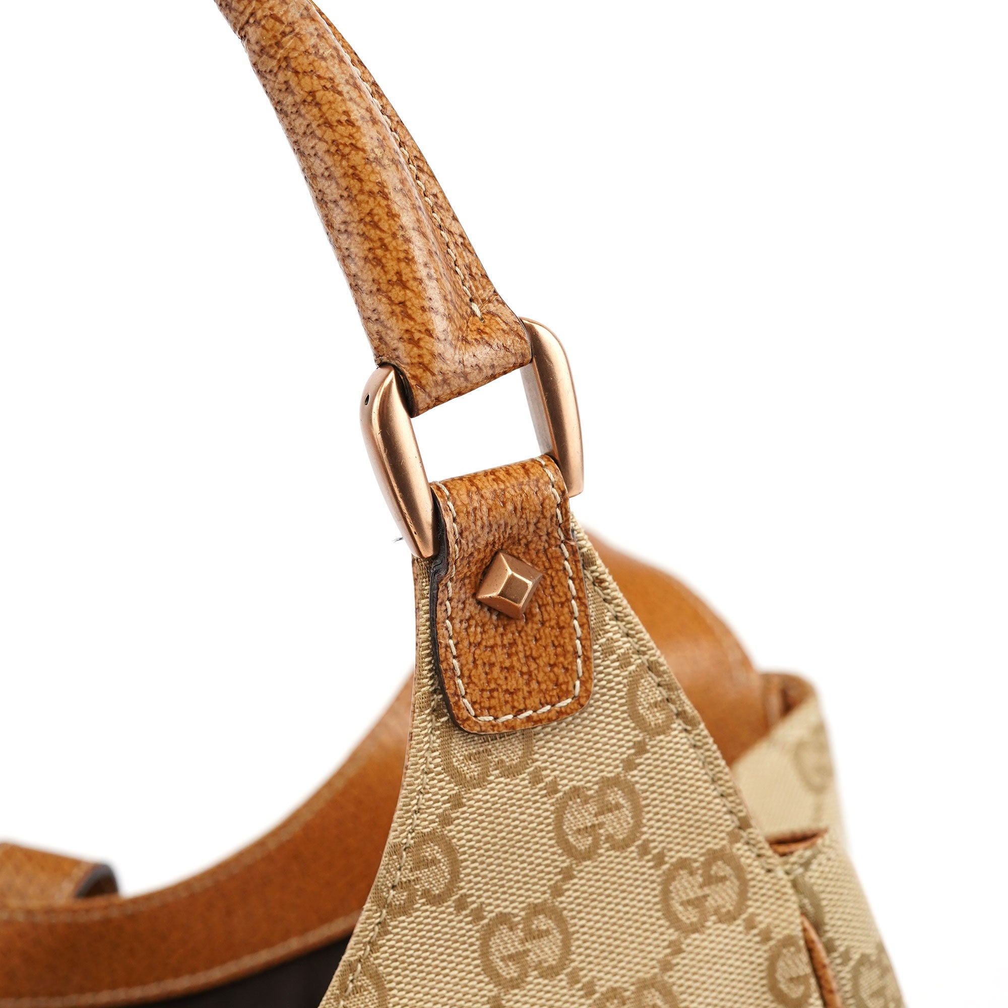 Gucci 124407 Beige GG Jackie Shoulder Bag