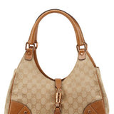 Gucci 124407 Beige GG Jackie Shoulder Bag