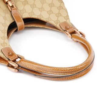 Gucci 124407 Beige GG Jackie Shoulder Bag