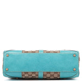Gucci 124407 Beige Turquoise GG Jackie Shoulder Bag