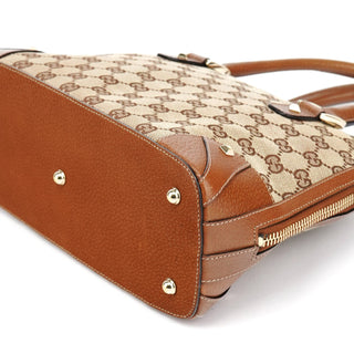 Gucci 131023 Beige Brown GG Tote Bag