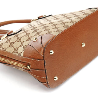 Gucci 131023 Beige Brown GG Tote Bag