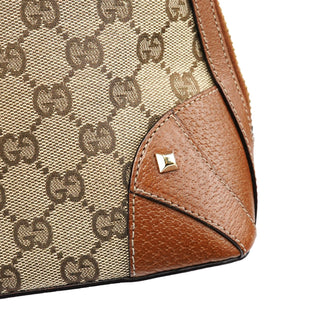 Gucci 131023 Beige Brown GG Tote Bag