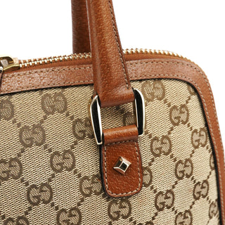 Gucci 131023 Beige Brown GG Tote Bag