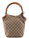 Gucci 140203 Beige GG Bamboo Tote Bag