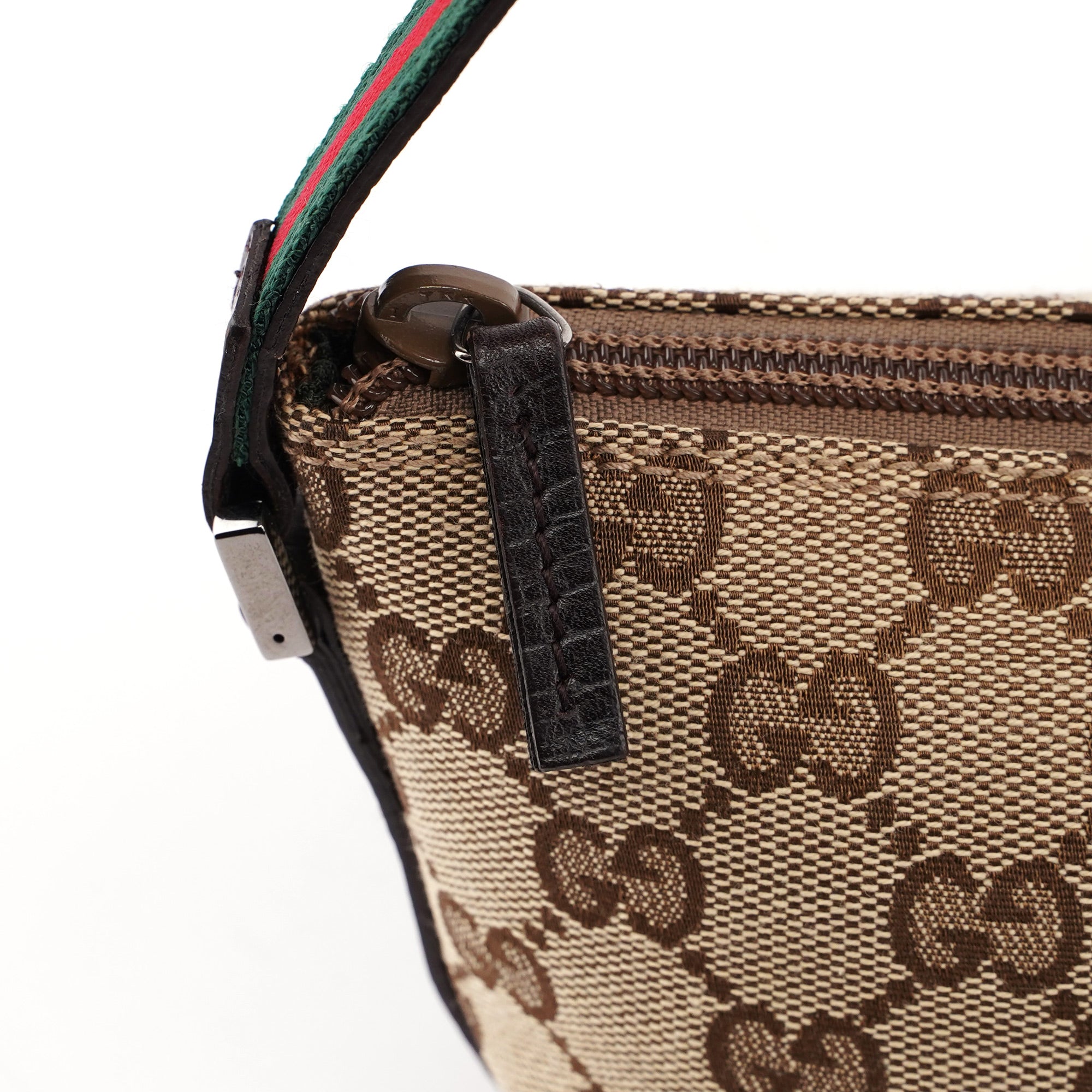 Gucci 141809 Beige Brown GG Boat