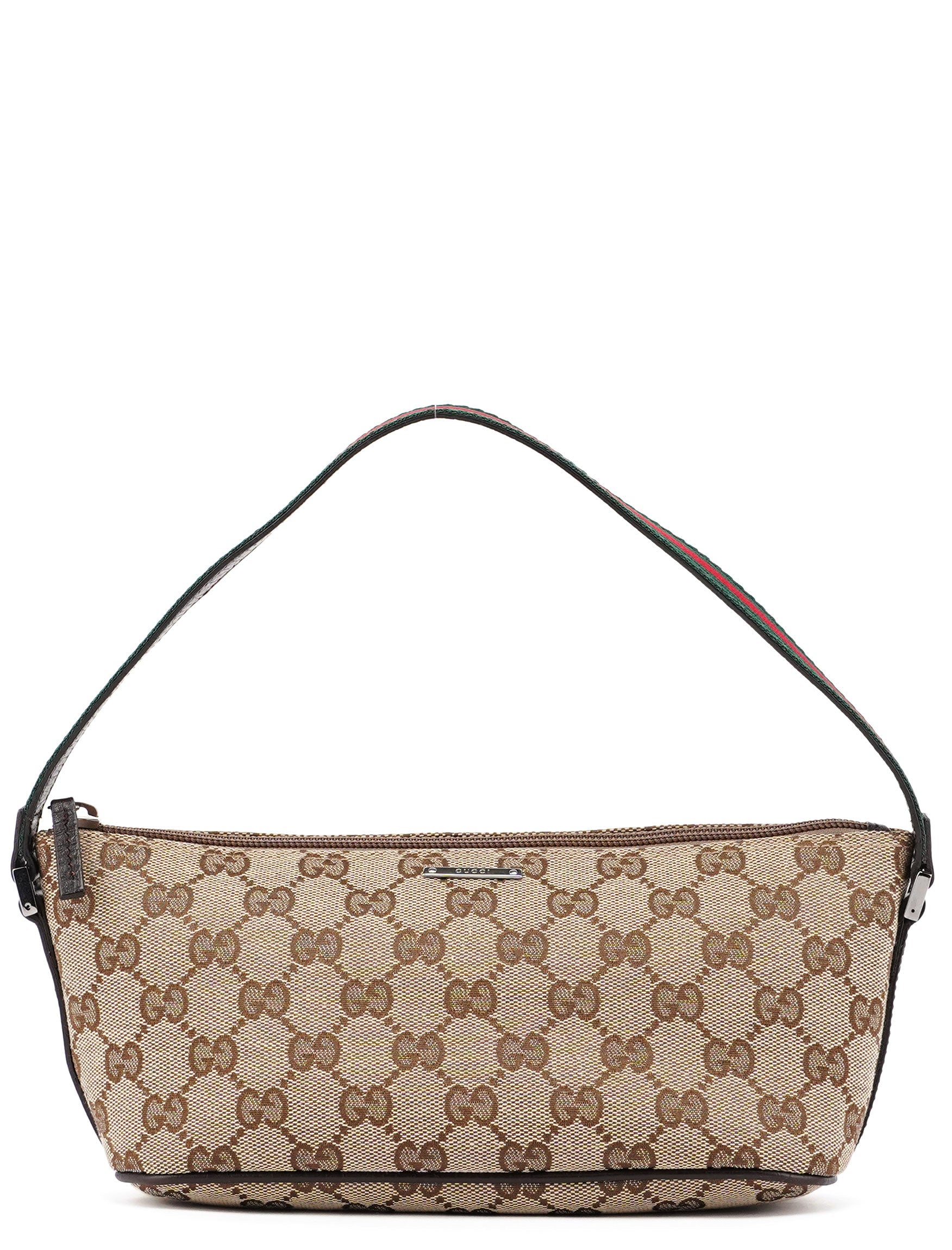 Gucci 141809 Beige Brown GG Boat