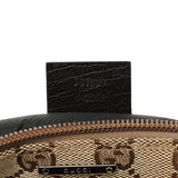 Gucci 141809 Beige Brown GG Boat Pochette
