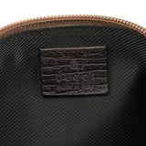 Gucci 141809 Beige Brown GG Boat Pochette