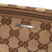 Gucci 141809 Beige Brown GG Boat Pochette