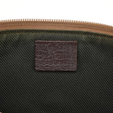 Gucci 141809 Beige Brown GG Boat Pochette