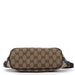 Gucci 141809 Beige Brown GG Boat Pochette