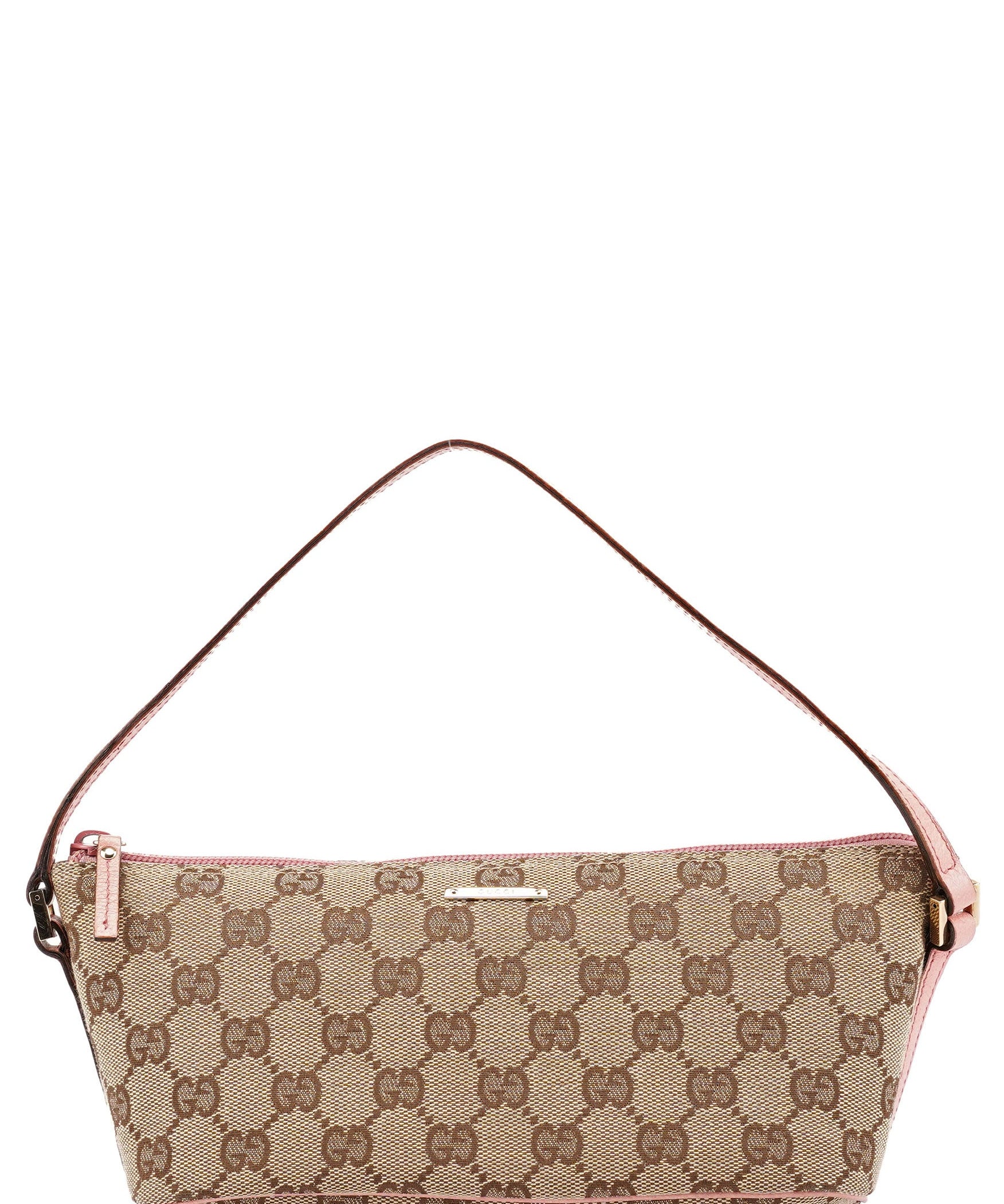 Gucci 141809 Beige GG Boat Pochette