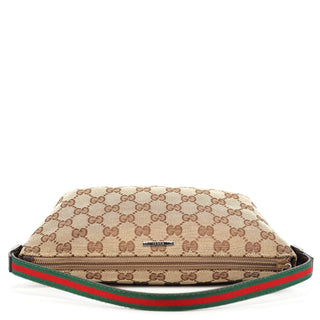 Gucci 141809 Beige GG Boat Pochette
