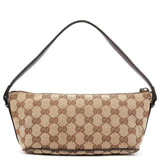 Gucci 141809 Beige GG Boat Pochette