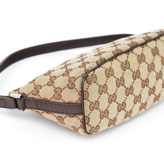 Gucci 141809 Beige GG Boat Pochette