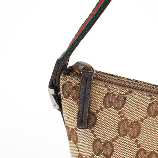 Gucci 141809 Beige GG Boat Pochette