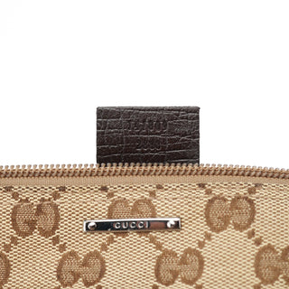 Gucci 141809 Beige GG Boat Pochette