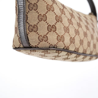 Gucci 141809 Beige GG Boat Pochette