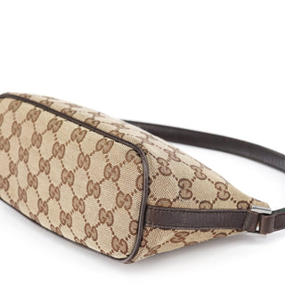 Gucci 141809 Beige GG Boat Pochette