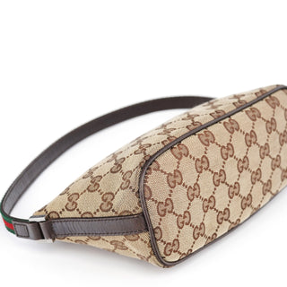 Gucci 141809 Beige GG Boat Pochette