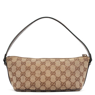 Gucci 141809 Beige GG Boat Pochette