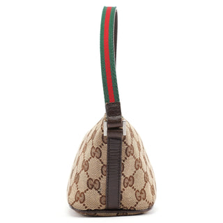 Gucci 141809 Beige GG Boat Pochette