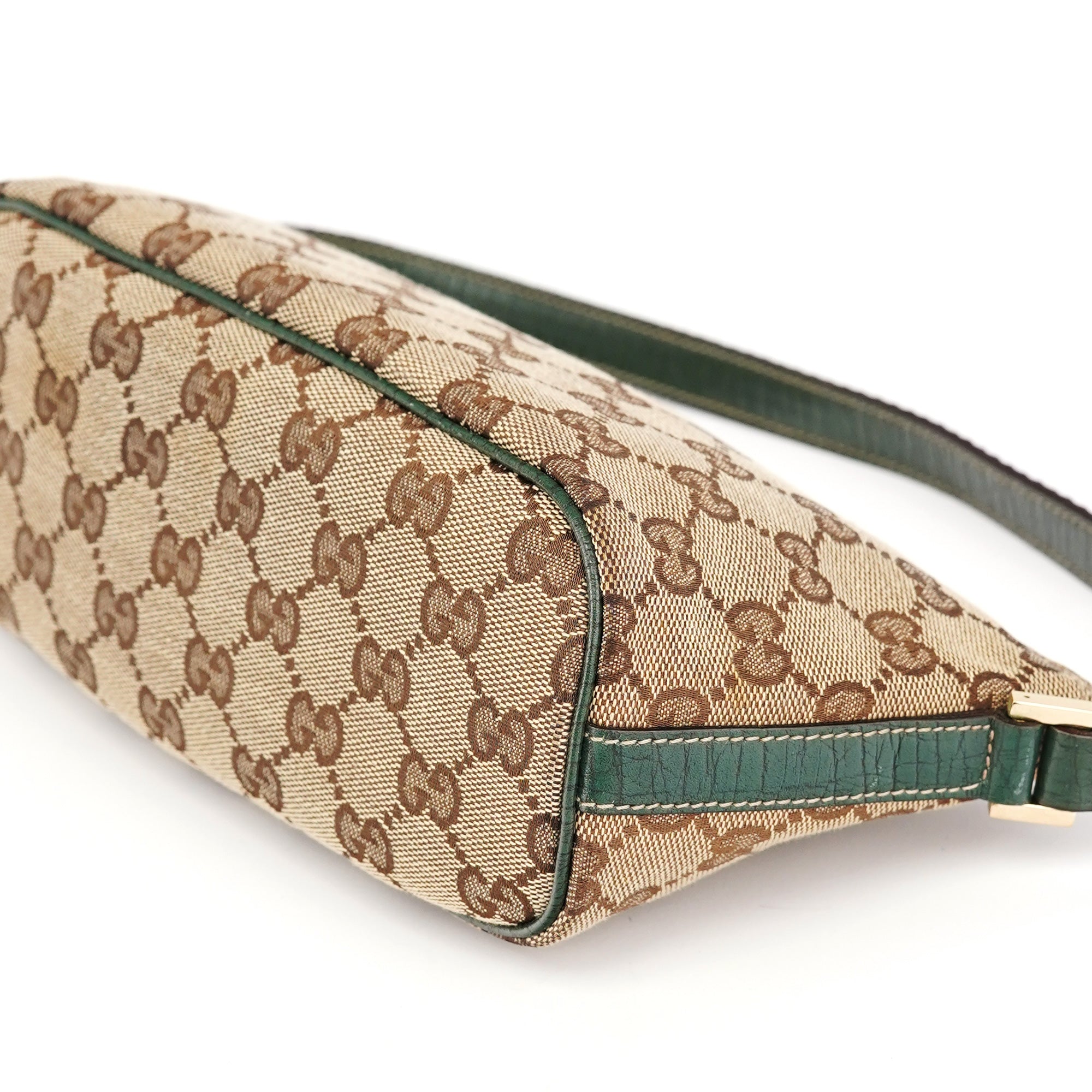 Gucci 141809 Beige GG Boat Pochette